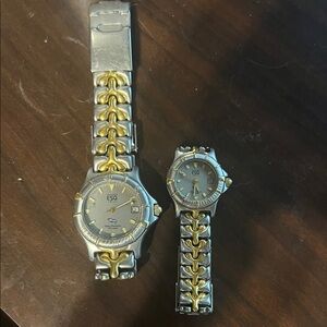 ESQ Gold and Silver Men’s & Ladies Watch Set